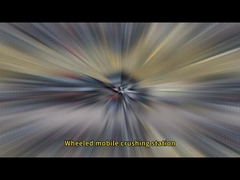 Station de concassage mobile sur roues4